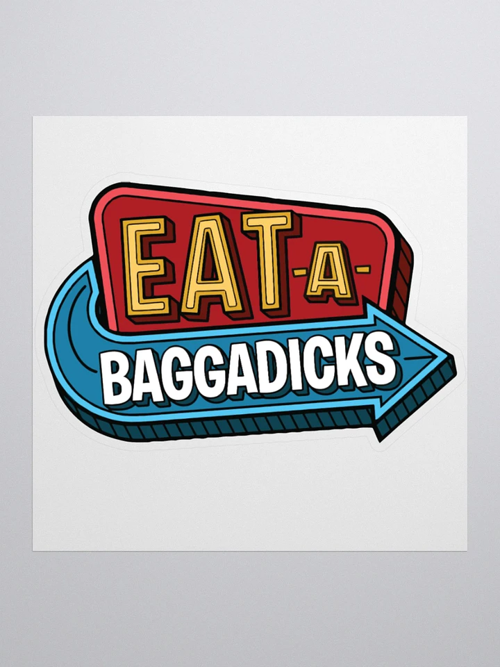 Baggadicks Sticker (various sizes) product image (2)