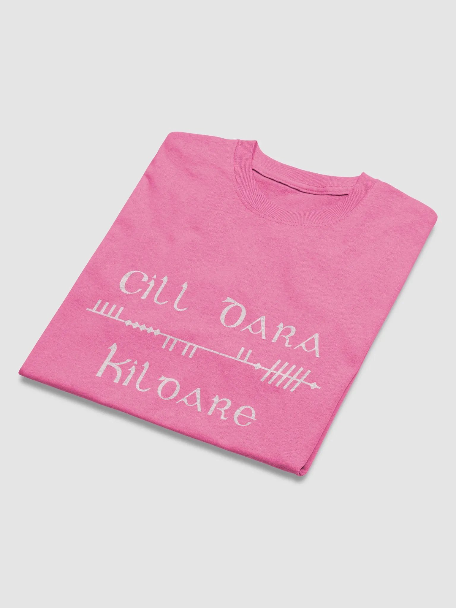 Kildare/Cill Dara Scholastic style Ogham printed T-shirt product image (9)