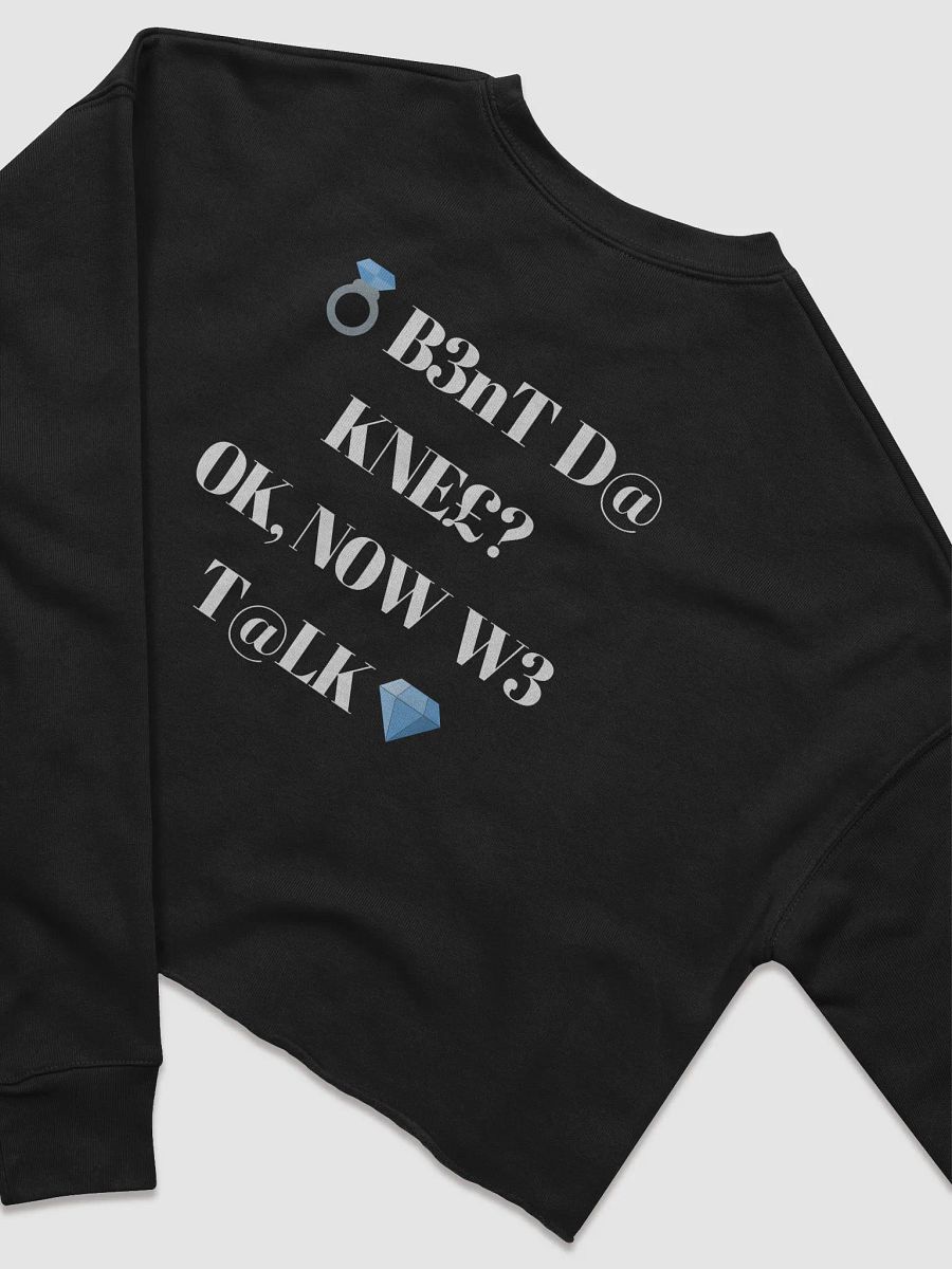 $.T.@.T - B3nT D@ KNE£ Crop Sweatshirt product image (10)