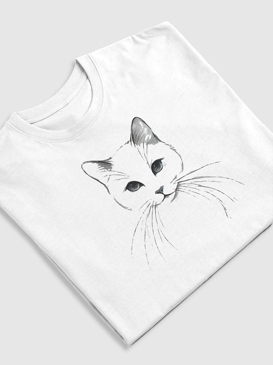 Elegant Feline Sketch Tee product image (9)