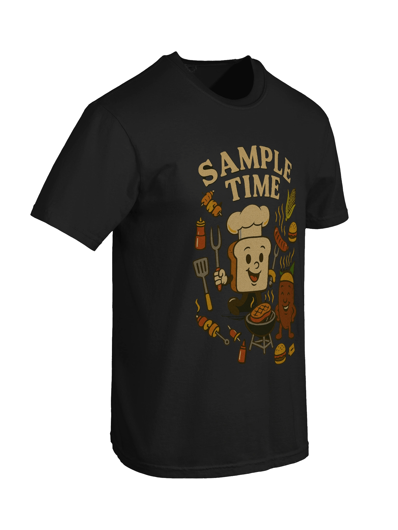 BBQ Bonanza Cartoon T-Shirt product image (66)