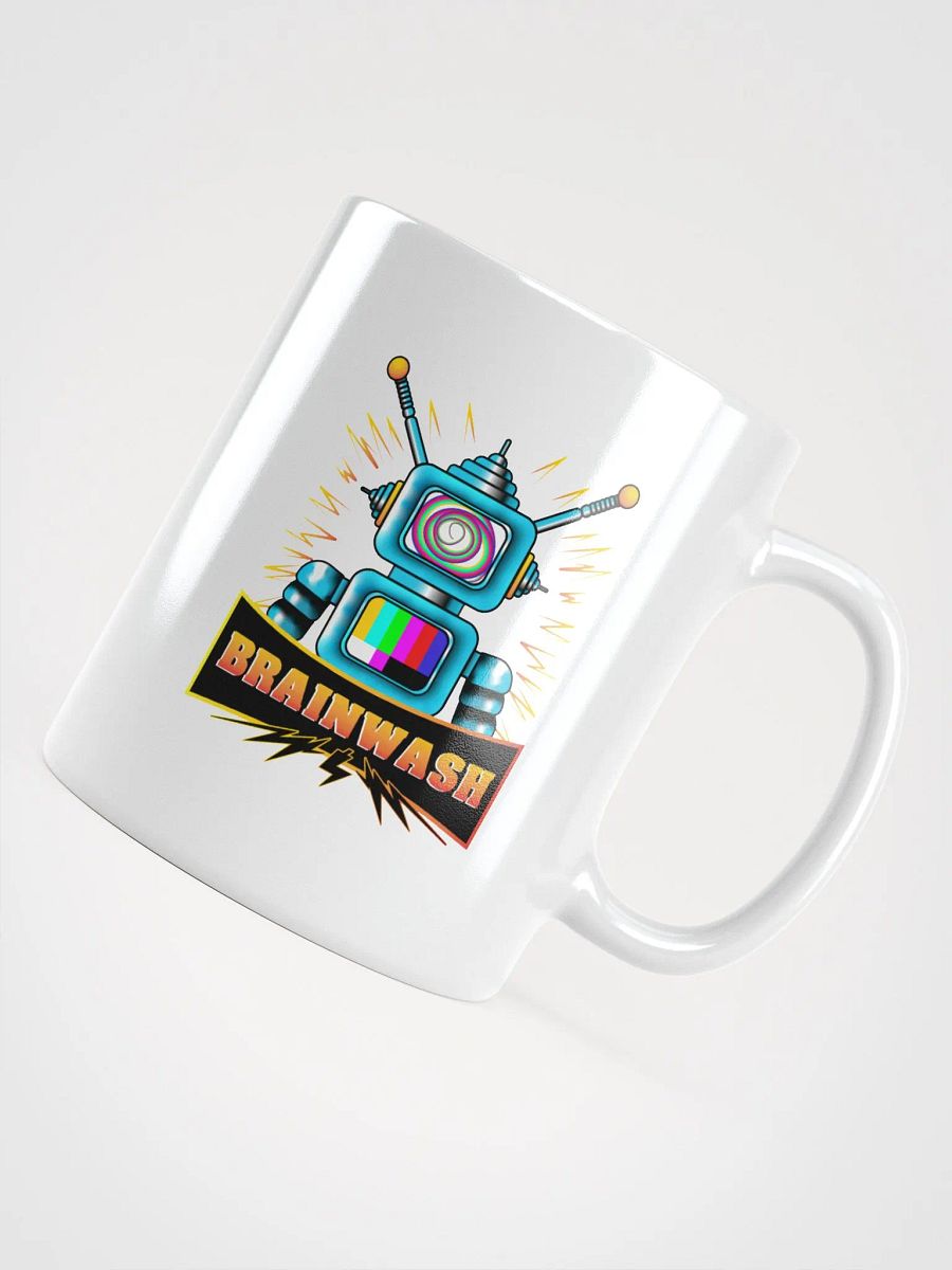 Hypnotic Robots White Mug product image (10)