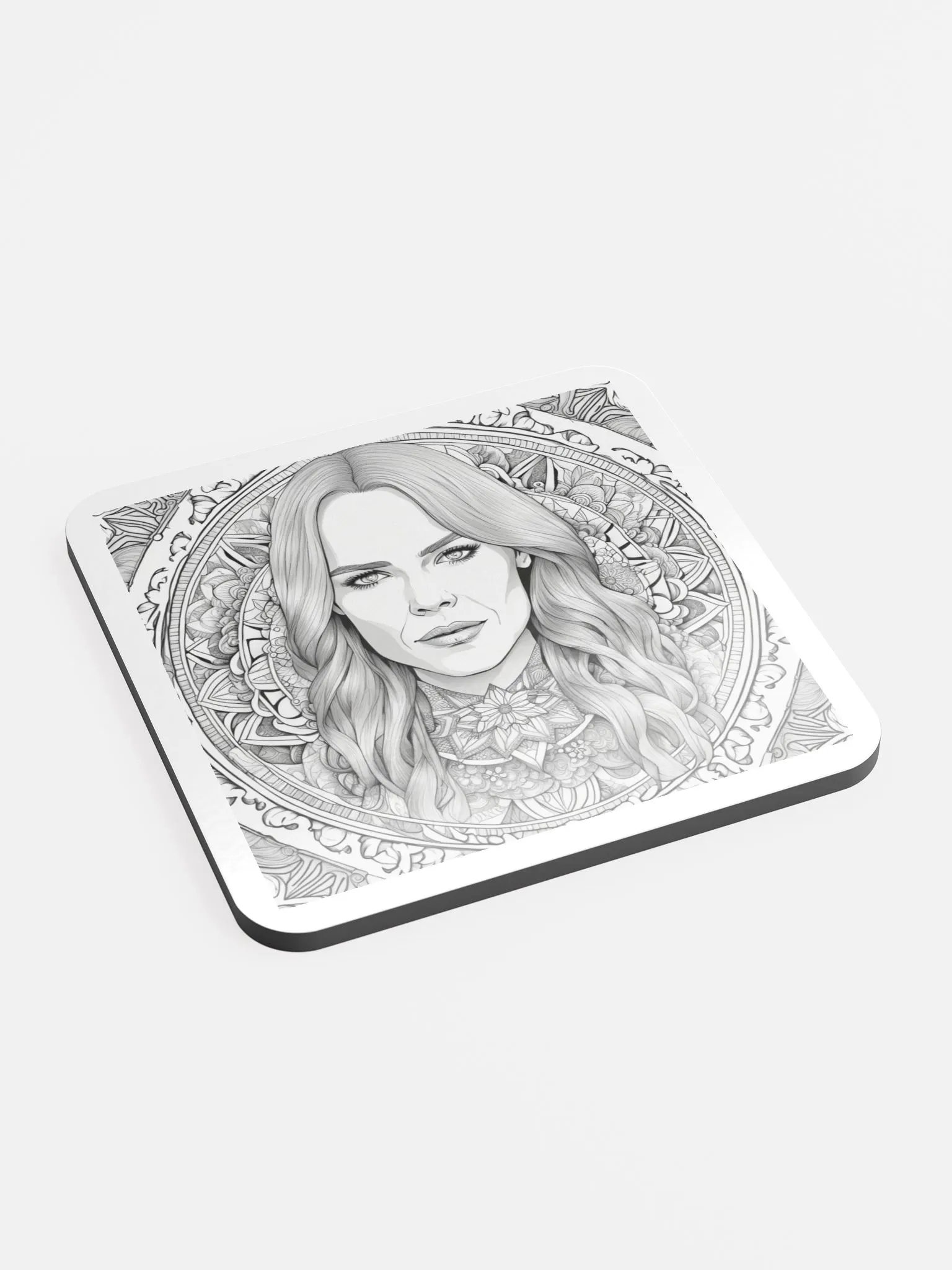 Serene Symmetry Mandala Coaster product image (2)