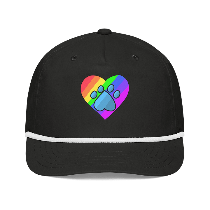 Frenchkittie Rainbow Paw Heart Cap product image (1)