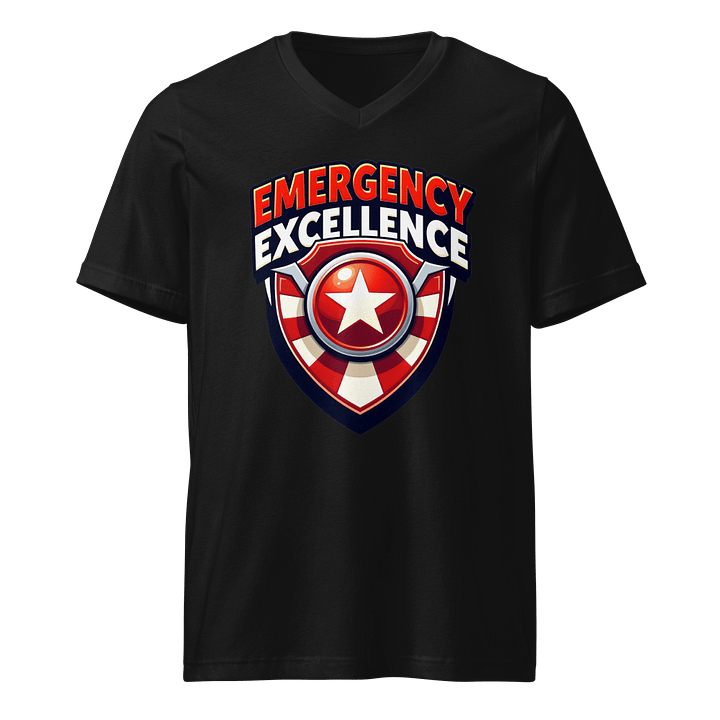 Emergency Excellence Badge V-Neck Tee product image (1)