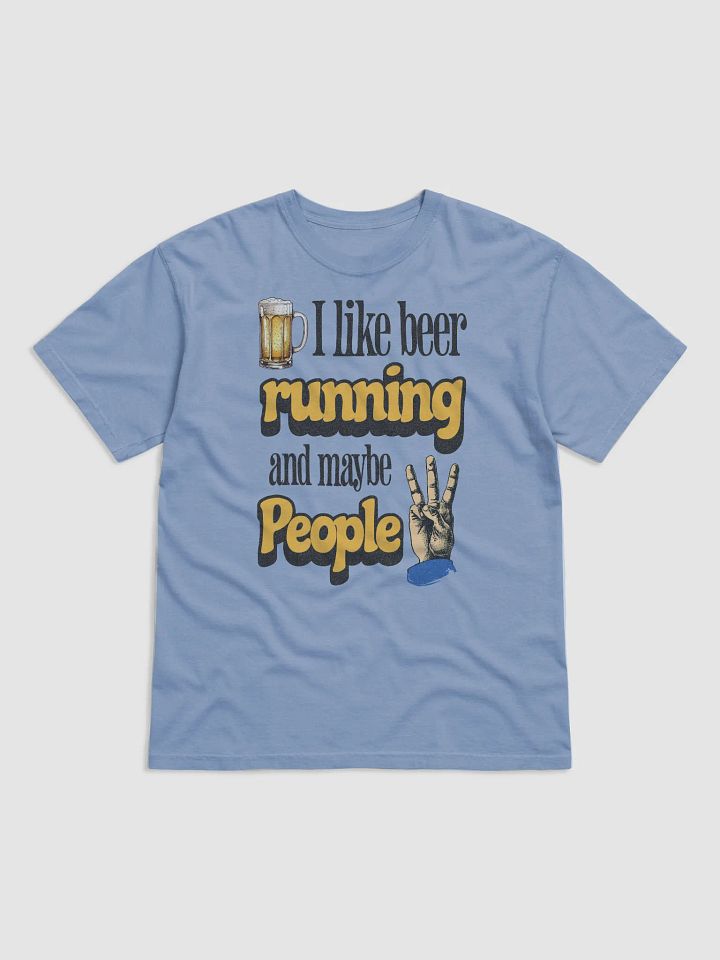Beer, Running, and People Tee product image (1)