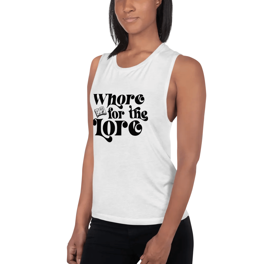 Whore for the Lore Flowy Muscle Tank product image (14)
