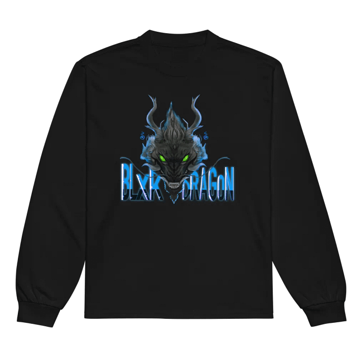 blxkdragons OG Blue flame sweatshirt (front design provided by sister salice) product image (2)