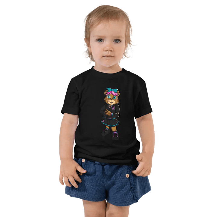 Standing Girl Bear Sitting Girl Bear Bella+Canvas Toddler T-Shirt product image (1)