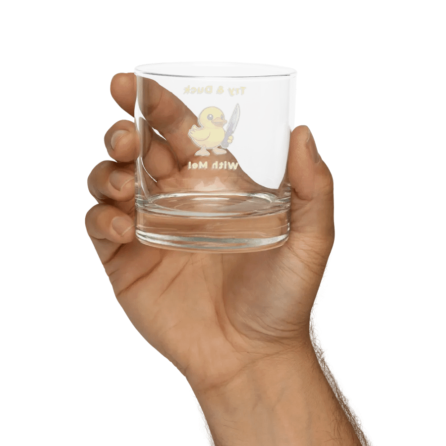 Quack & Sip Duck Rocks Glass product image (8)