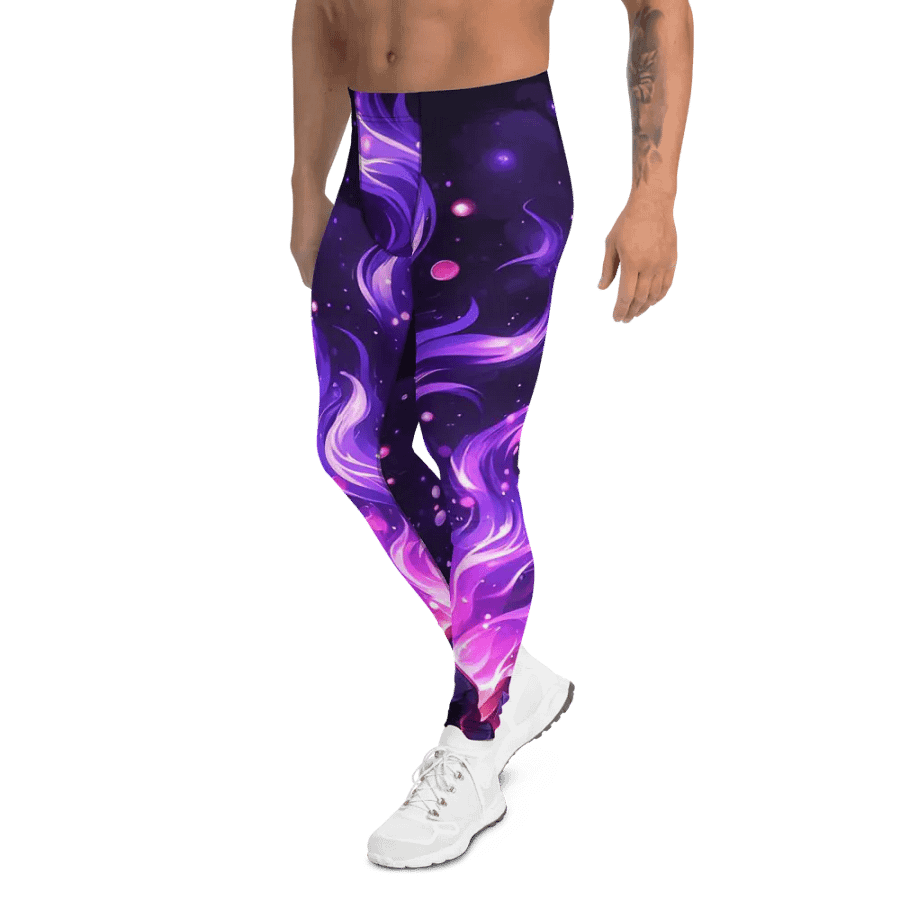 Mystical Flames Men's Leggings | AI Design product image (4)