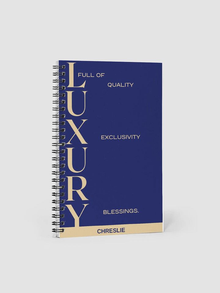 The LUXURY Notebook product image (2)