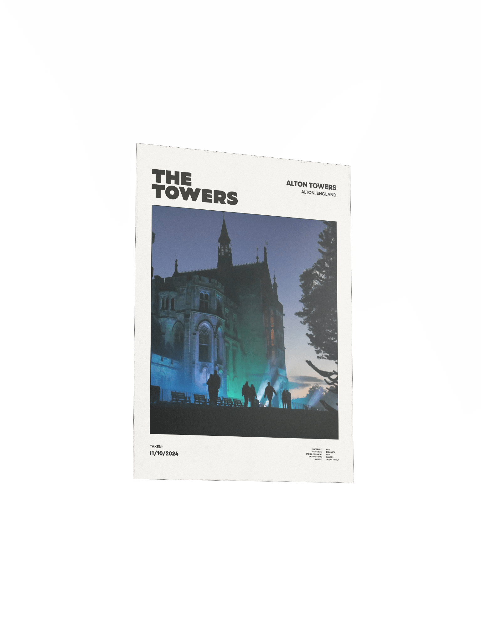 The Towers Side Night Premium Poster product image (8)
