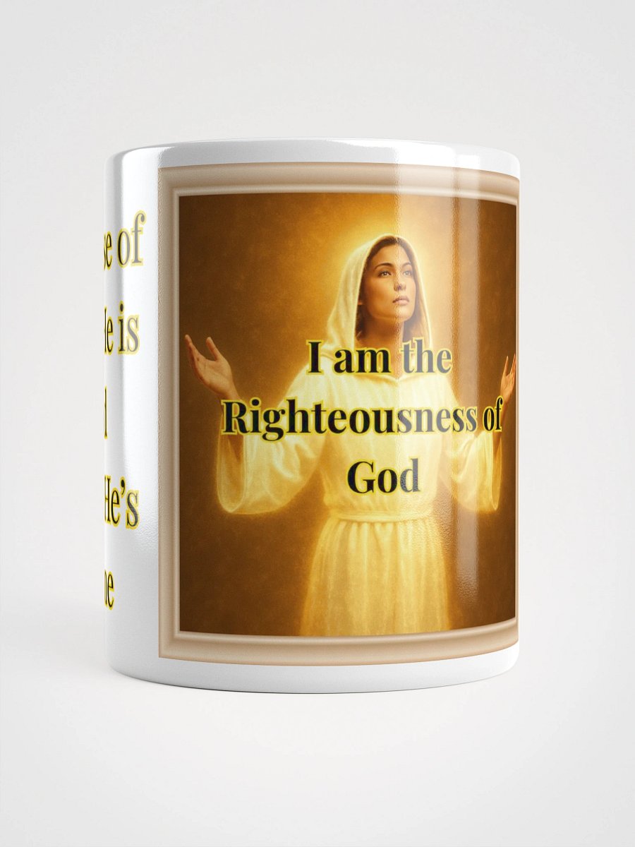 I am the Righteousness of God (Female) Glossy White Mug product image (5)