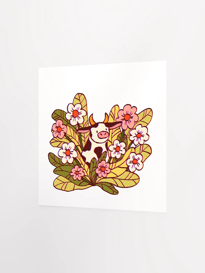 Flower Cow Art Print product image (2)
