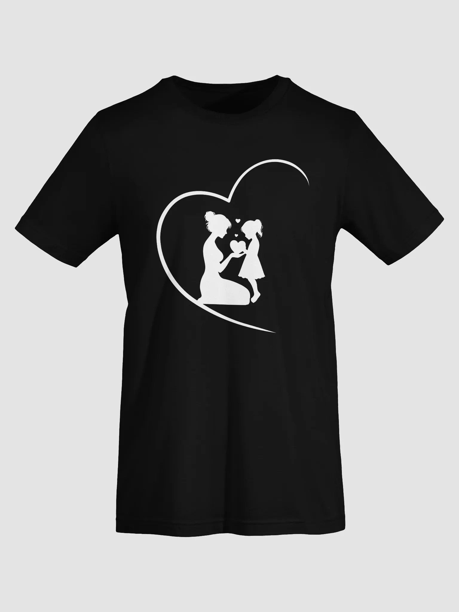 Mother & Daughter Silhouette Tee | Bella+Canvas Unisex Shirt | Limited Mother’s Day Edition product image (50)