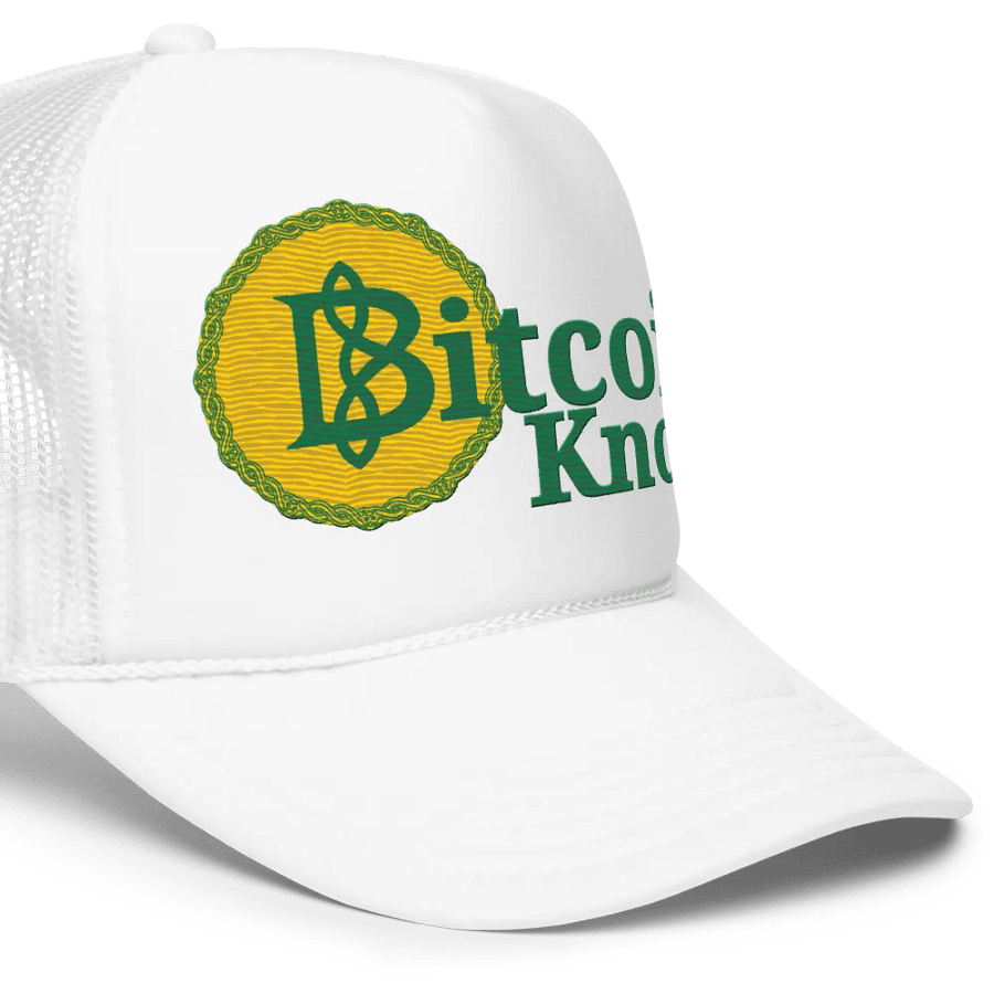 BITCOIN Knots White Hat product image (3)