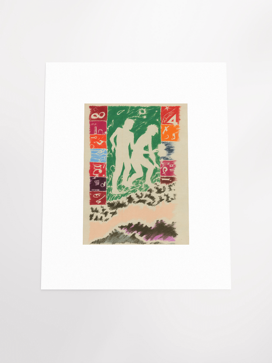 Couple in Green 02.05.90 Print product image (5)