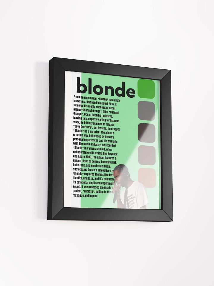 (8X10in) Blonde: Framed Matte Poster product image (2)