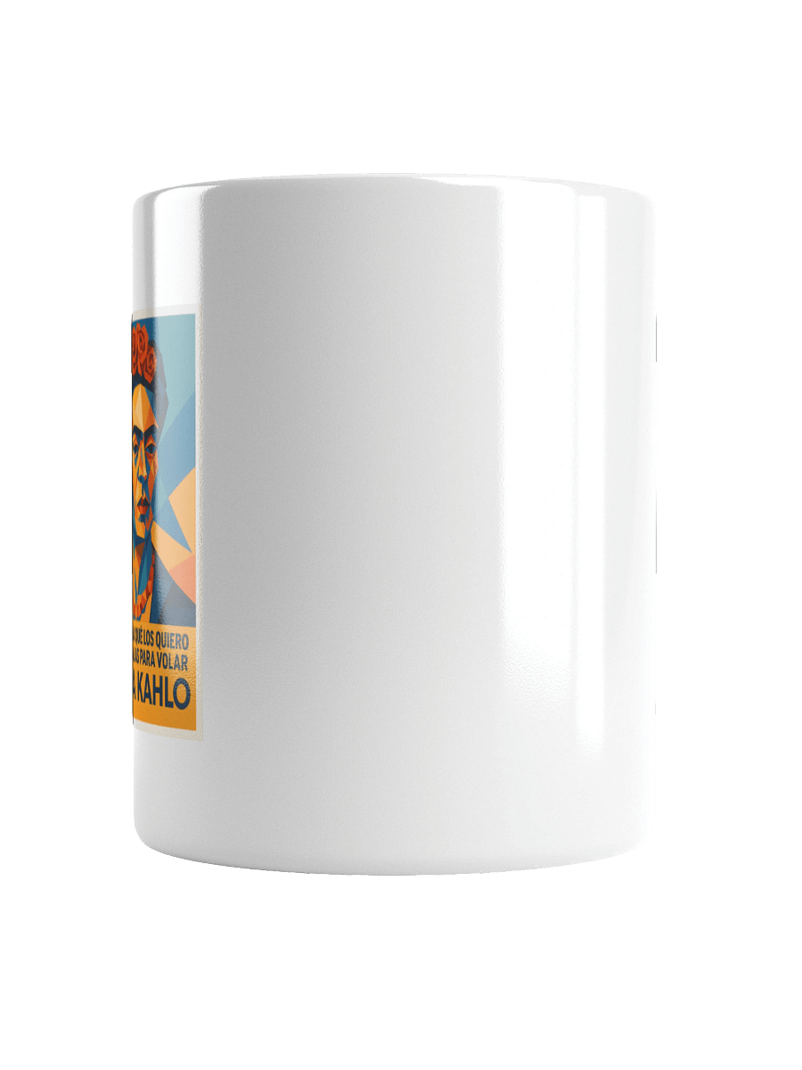 TAZA ultra-premium retrato cubista de Frida Kahlo estilo picasiano moderno product image (16)