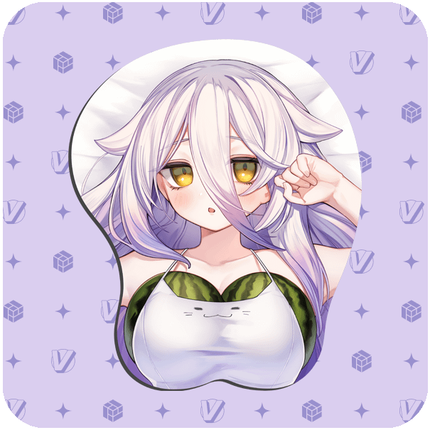 Henya's Watermelon Boob Mousepad (へにゃのスイカおっぱいマウスパッド) product image (1)