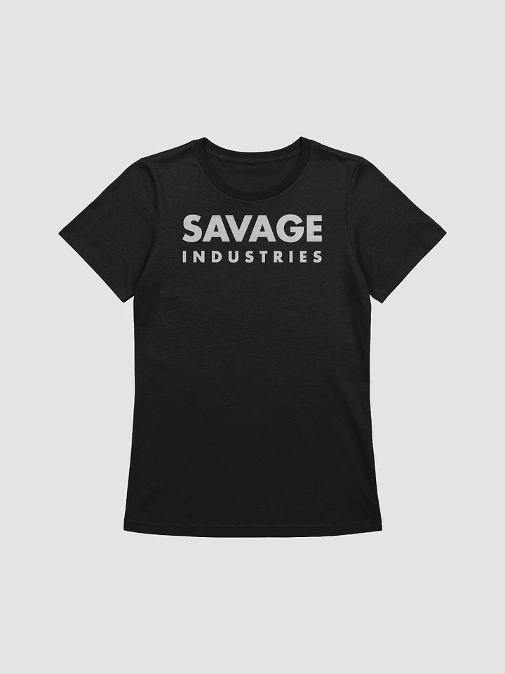 Savage Industries (Black) (Women's Supersoft Relaxed Fit Tee) product image (1)
