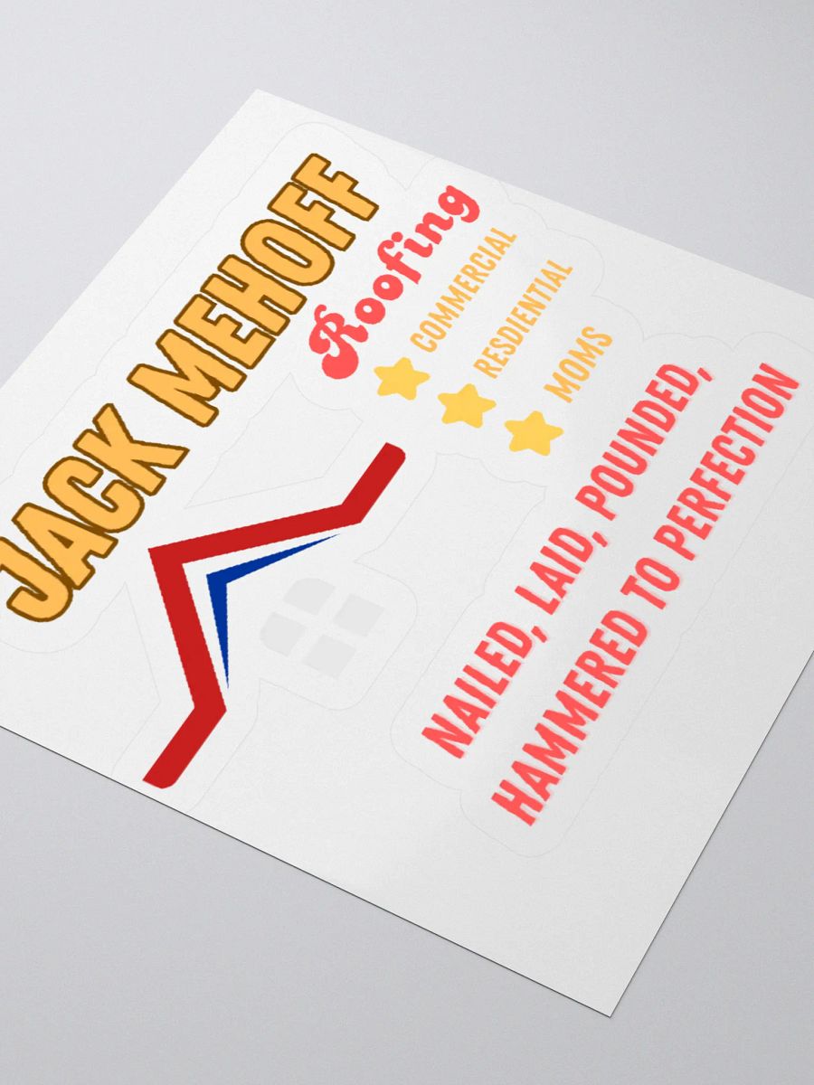 Jack MeHoff Roofing Sticker product image (3)