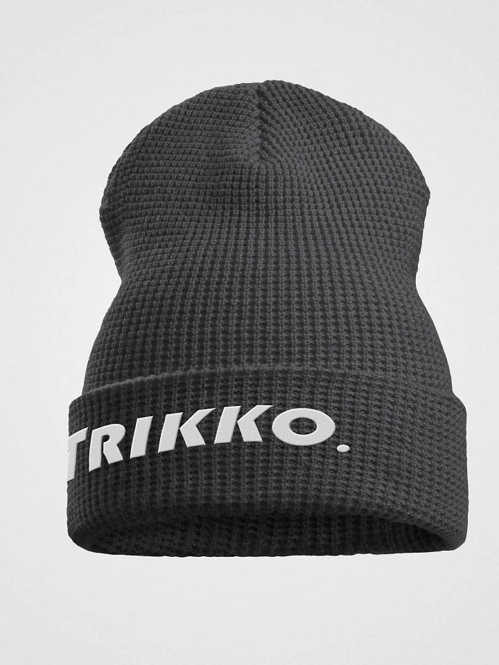 TRIKKO THUNHO Waffle-Knit Beanie product image (1)