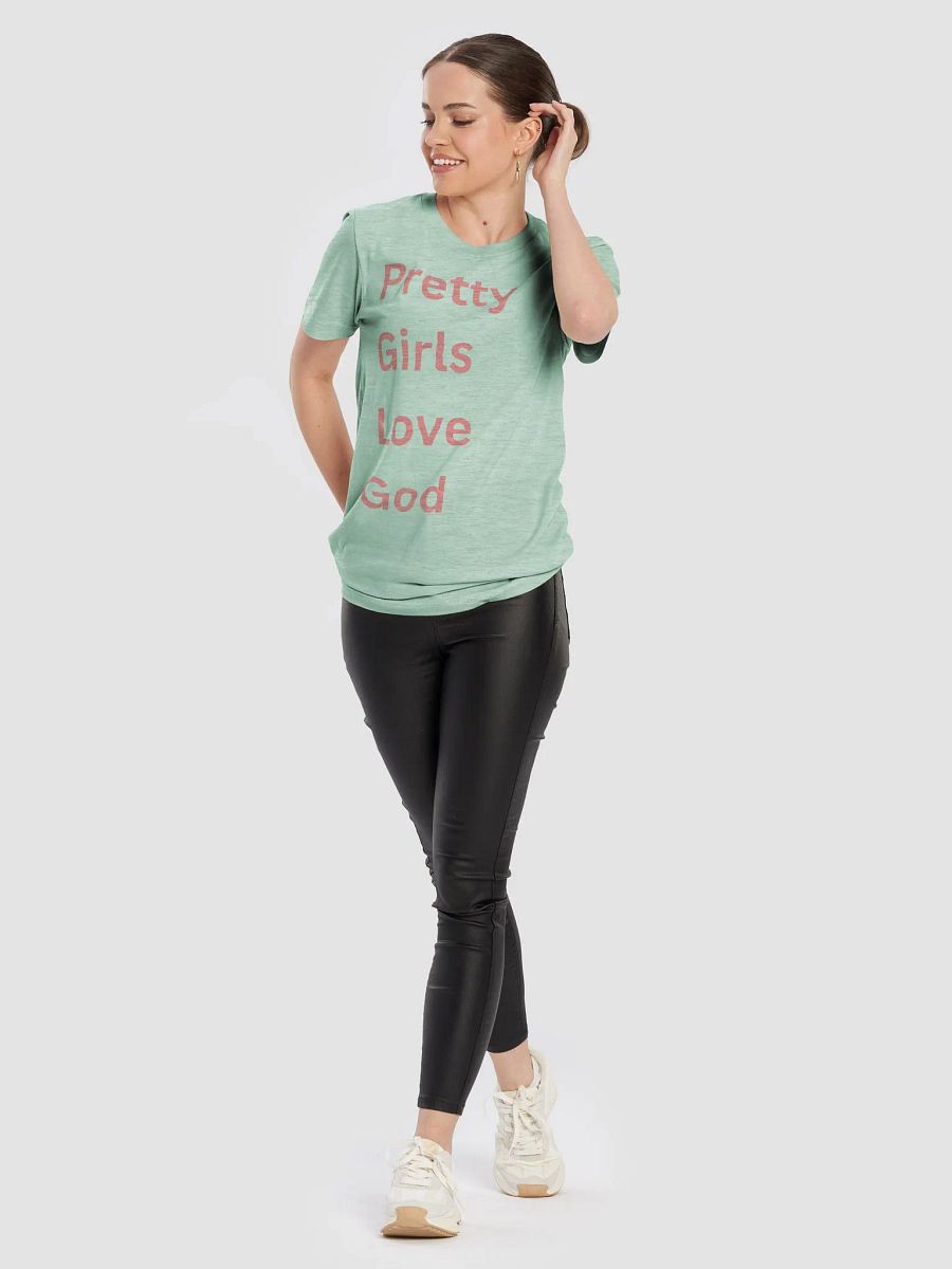Pretty girls love God tee product image (5)
