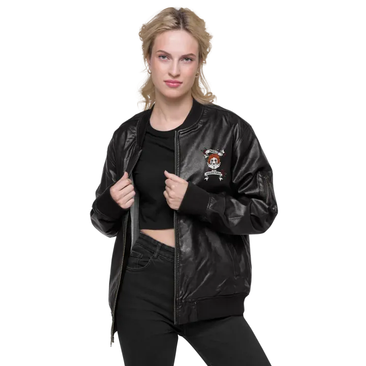 She's a Cancer - Faux Leather Jacket product image (2)