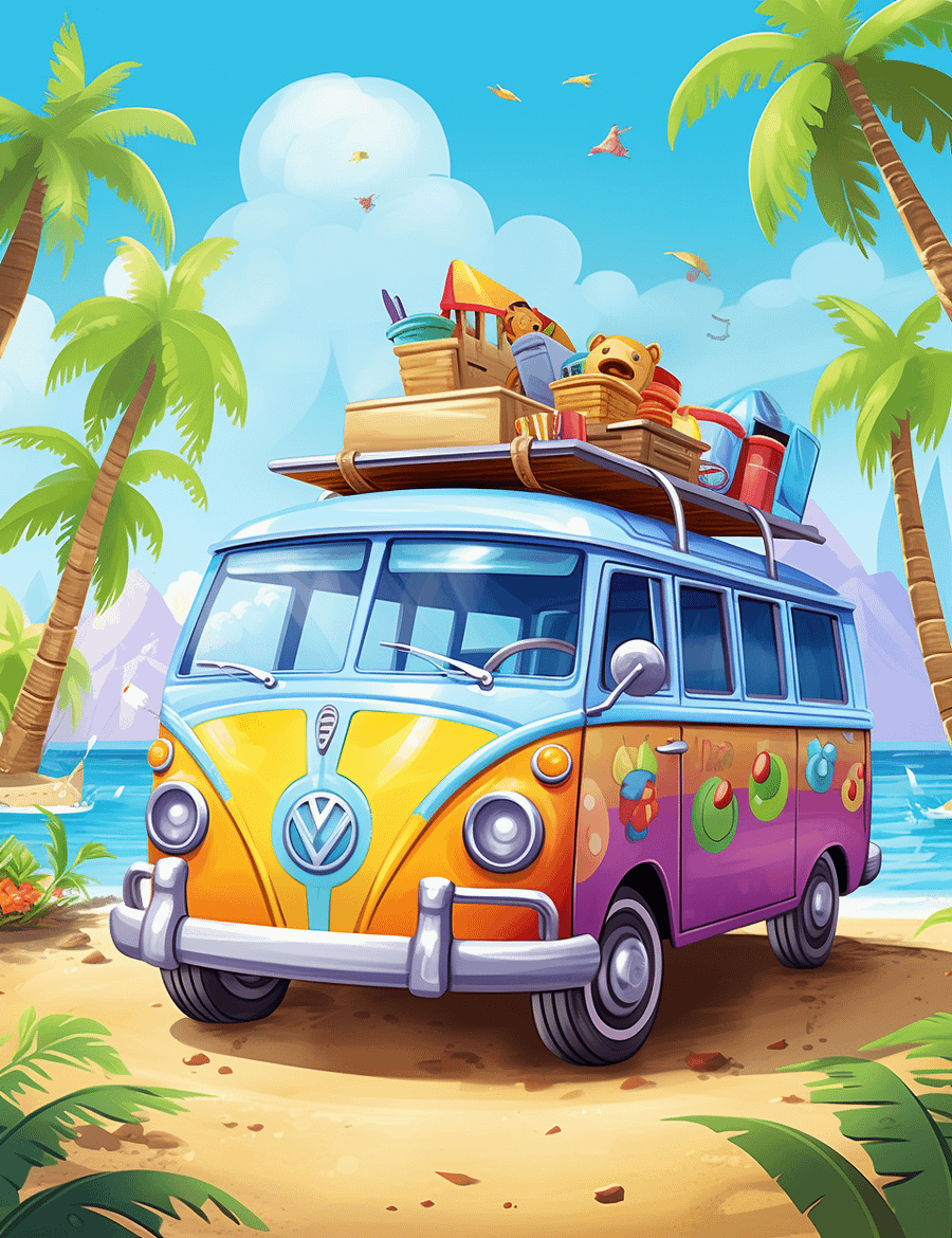 300 Vehicle Coloring Pages for Kids PDF product image (2)