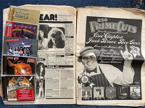Five from 75…
Deep Purple : 24 Carat Purple
Ritchie Blackmore’s Rainbow
Thin Lizzy : Fighting
Uriah Heep : Return To Fantasy
...