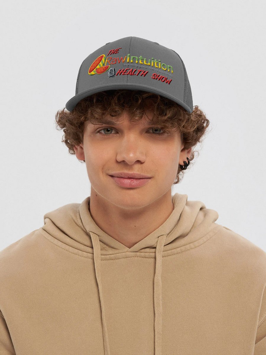 Raw Intuition Snapback: Fruit-Themed Logo Design product image (5)