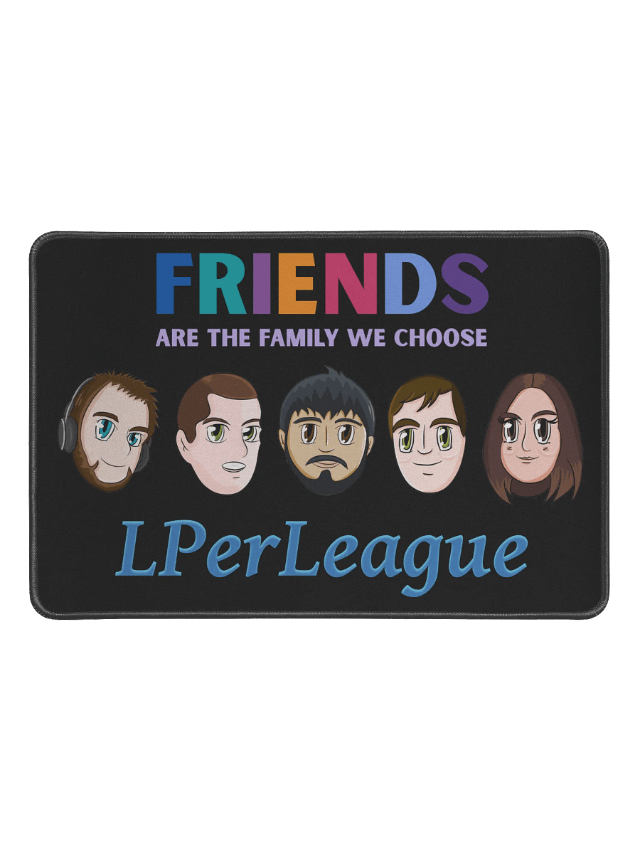 LPerLeague Friends Desk Mat (12" x 18") product image (1)