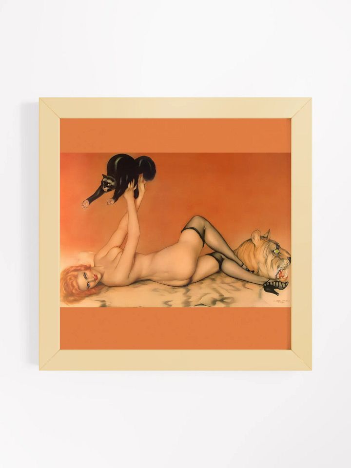 Tiger Rug Daydream Framed Poster product image (1)