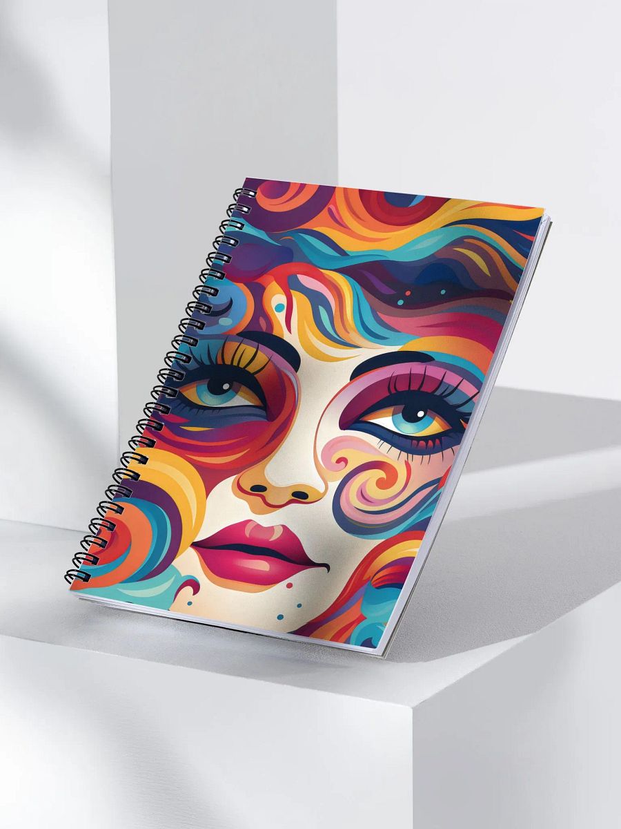 Dreamy Swirls Spiral Notebook product image (3)