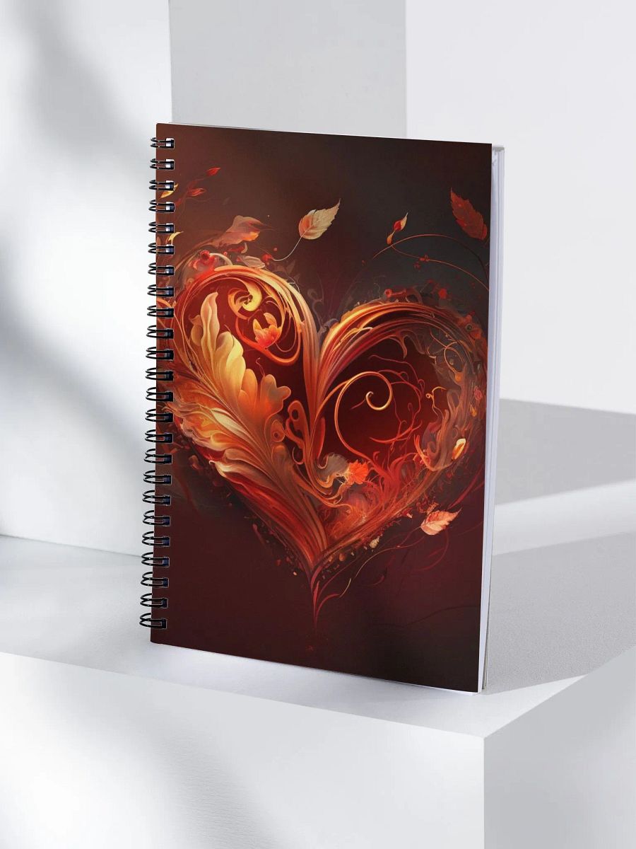 Flaming Heart Notebook product image (4)