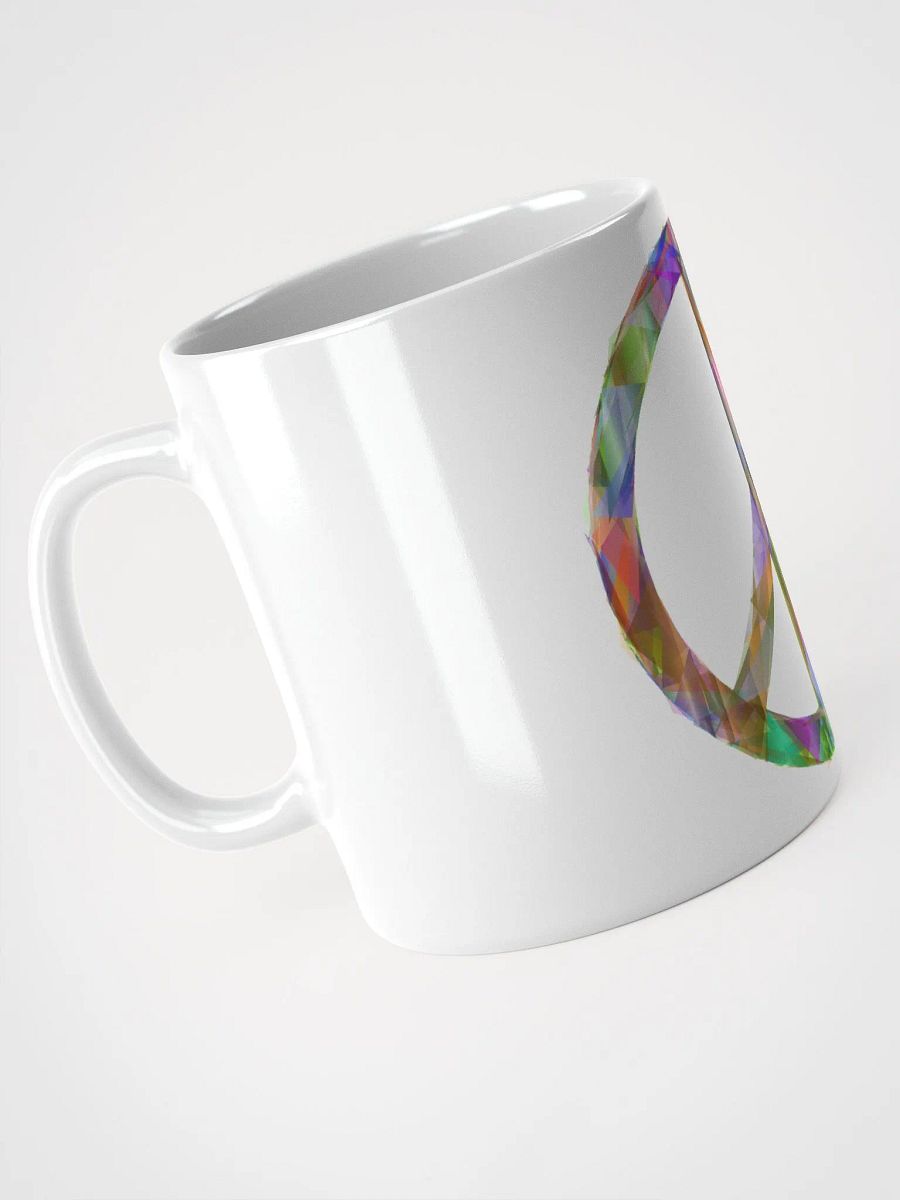 White Glossy Coffee mug-Peace Symbol product image (5)
