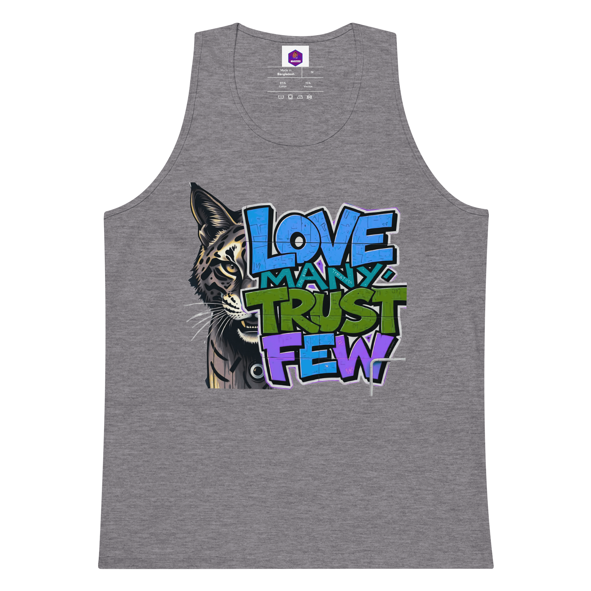 Wild Cat Graffiti Love Tank product image (65)