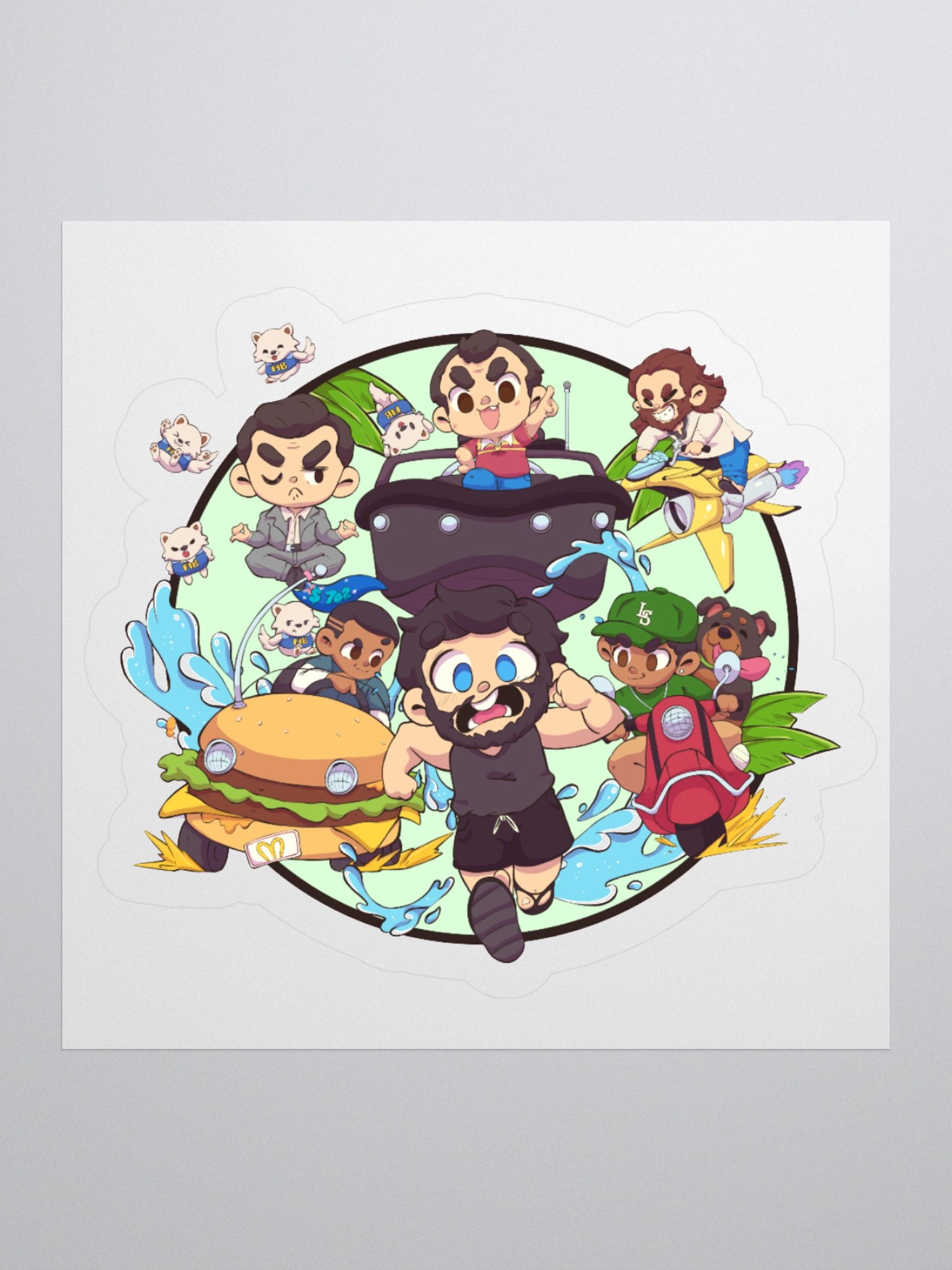 Running from Chaos Sticker product image (1)