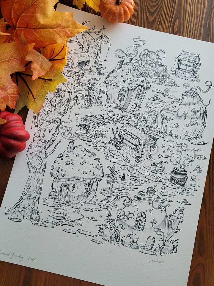Woodland Dwelling print product image (1)