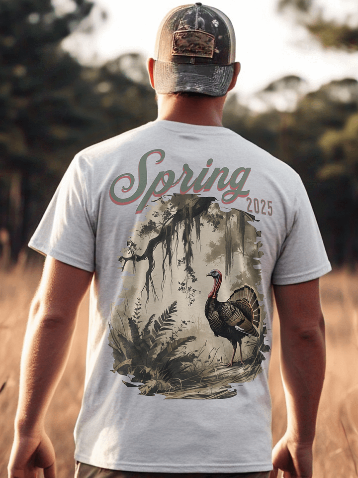Spring Turkey Season 2025 Pocket Tee Comfort Colors product image (1)