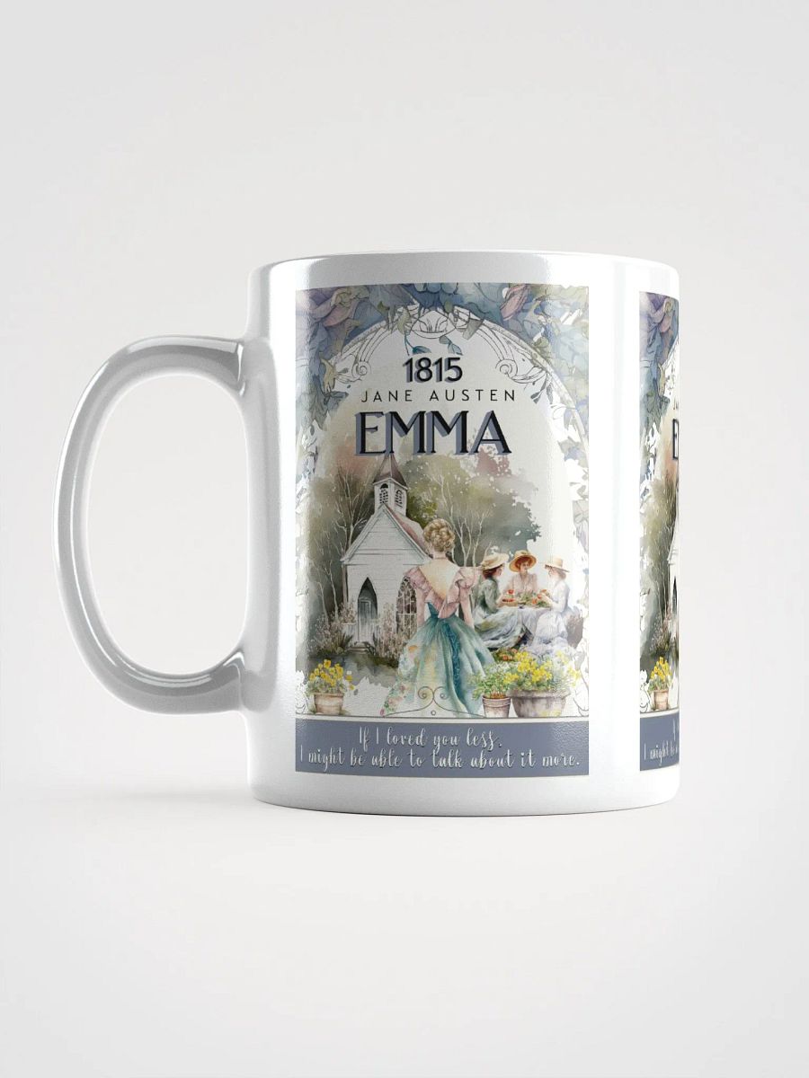 Jane Austen Coffee Mug, Emma Historical Romance Coffee Cup Bookish Literary Jane Austen Fan Art Gift for Her, Bookclub Gift product image (6)