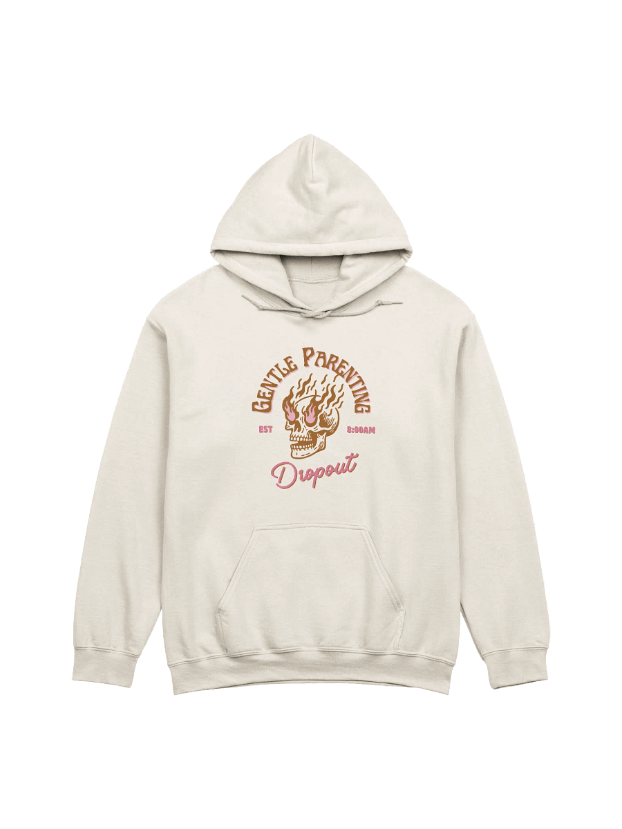 Flaming Skull Gentle Parenting Hoodie product image (1)