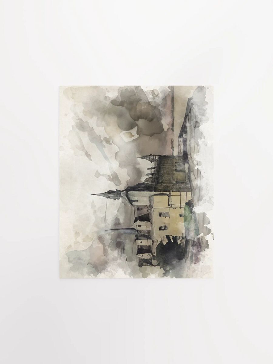 Kronborg castle - Watercolor painting - Landscape product image (4)