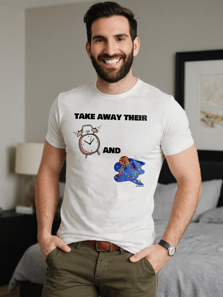 Funny Hockey T-Shirt – "Take Away Their Time and Space" – A Perfect Gift for the Shutdown Specialist product image (1)