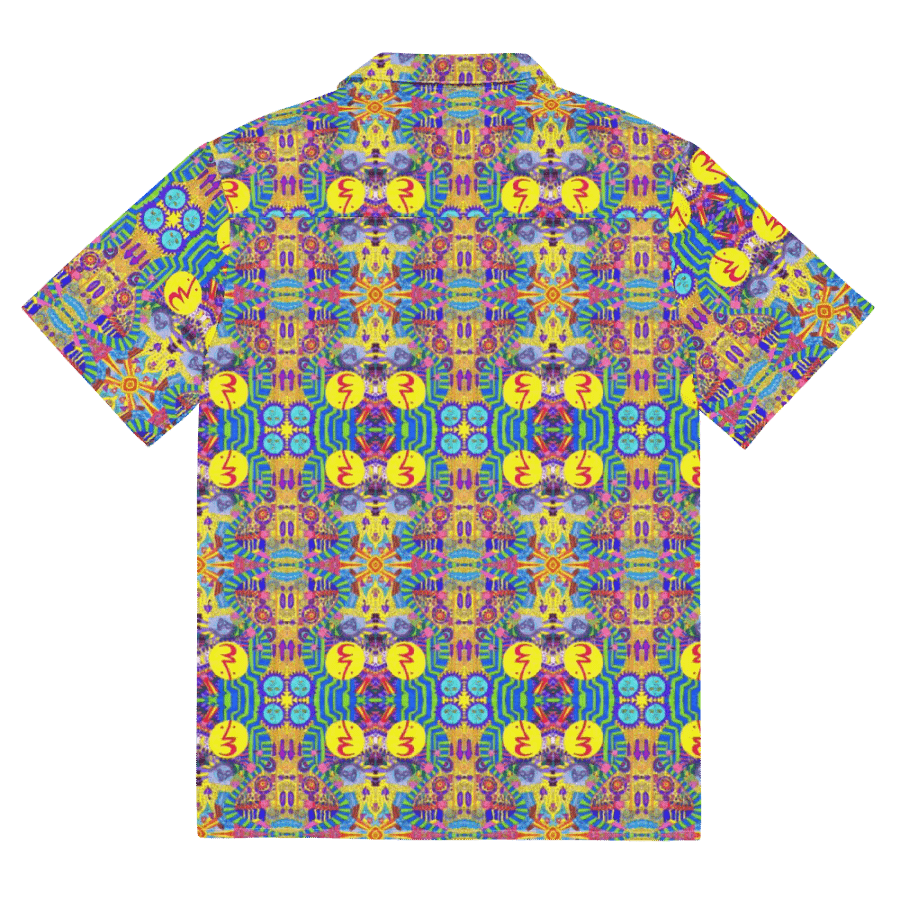 Abstract Colourful Doodles Unisex Hawaiian Shirt product image (11)