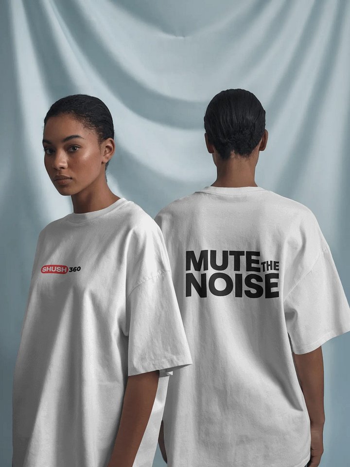 SHUSH360 — Signature Tee White product image (2)