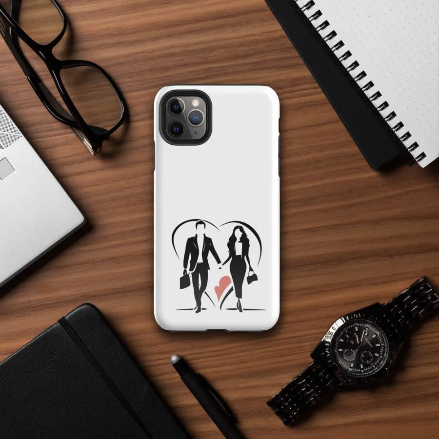 Modern Love Logo Tough Case for Iphone (White) product image (7)