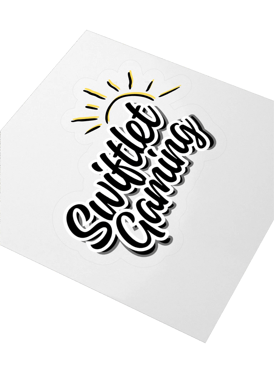 Dark & Moody Swiftletgaming Sticker product image (3)